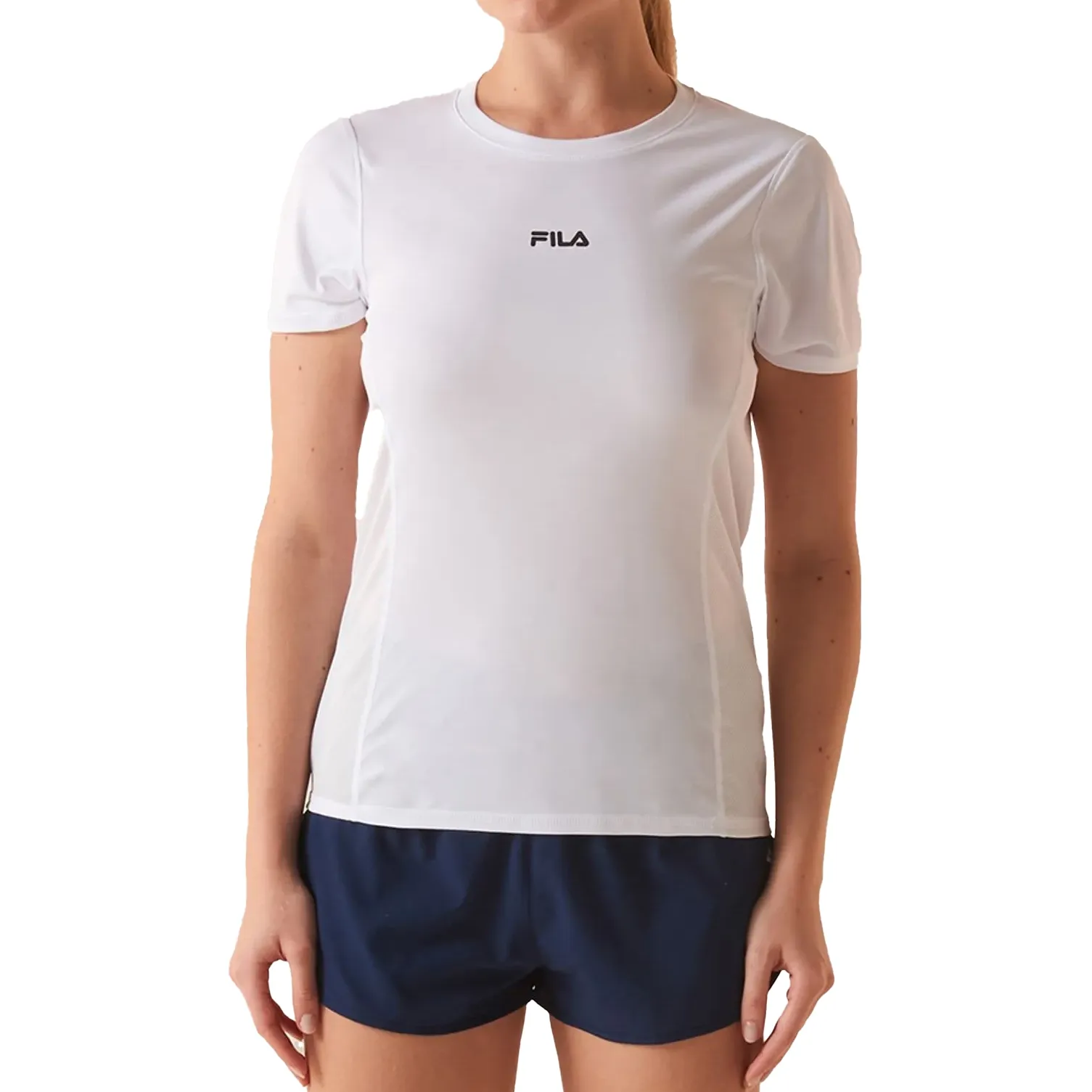 Fila Blusa F12R00317-100 F CORE RUN Branco Poliester -1-